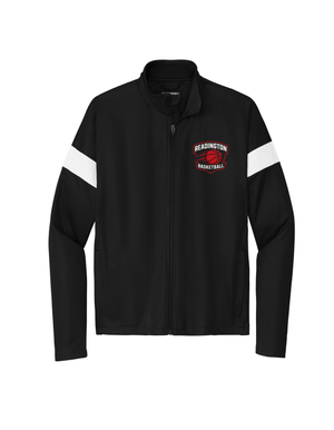 Readington Basketball - Sport-Tek® Tricot Sleeve Stripe Track Jacket
