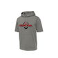 CYF  Sport Wick Fleece Short Sleeve Hooded Pullover