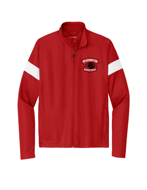 Readington Basketball - Sport-Tek® Tricot Sleeve Stripe Track Jacket