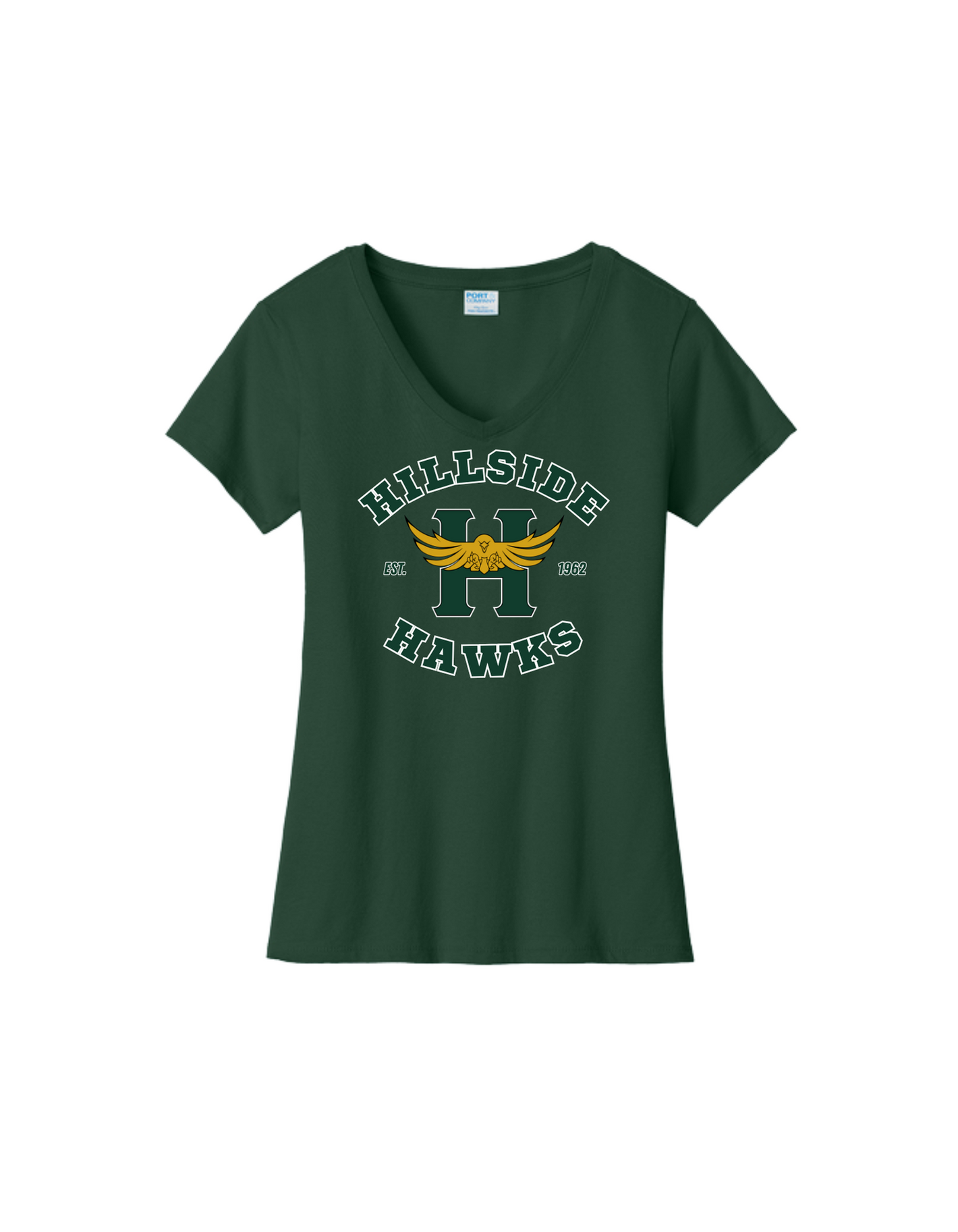 Hillside Hawks Women's  V-Neck Tee