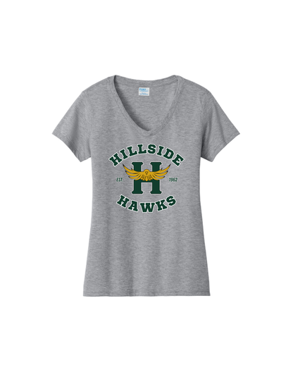 Hillside Hawks Women's  V-Neck Tee
