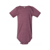 Bella + Canvas Infant Triblend Short-Sleeve Onesie - Heather Maroon