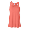 Bella + Canvas Women's Flowy Racerback Tank Top - Coral