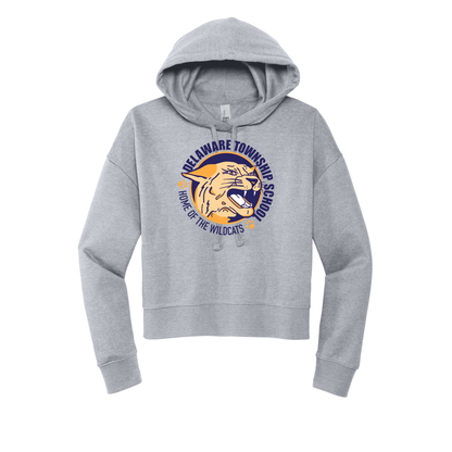 Delaware Township Wildcats Women's Crop Hoodie