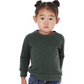 Bella + Canvas Toddler Sponge Fleece Raglan Crewneck Sweatshirt