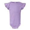 Rabbit Skins Infant Flutter Sleeve Bodysuit - Lavender