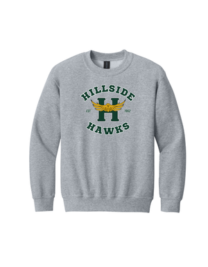 Hillside Hawks Crewneck Sweatshirt