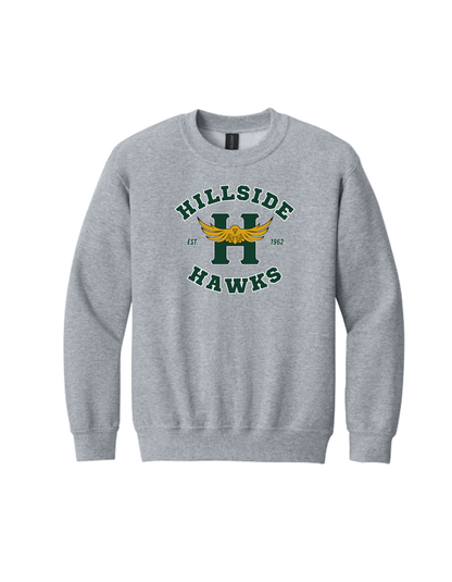 Hillside Hawks Crewneck Sweatshirt