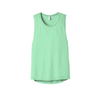 Bella + Canvas Women's Flowy Scoop Muscle T-Shirt - Mint