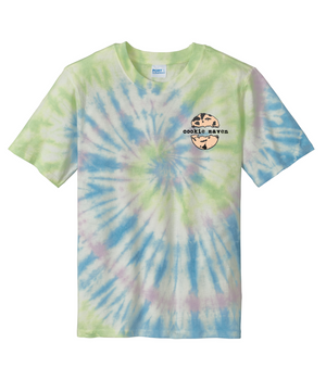 Cookie Maven Tie Dye Tee - Watercolor Spiral