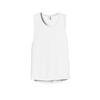 Bella + Canvas Women's Flowy Scoop Muscle T-Shirt - White