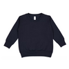 Rabbit Skins Toddler Crewneck Sweatshirt - Black