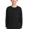 Gildan Youth Heavy Cotton Long Sleeve T-Shirt - Black