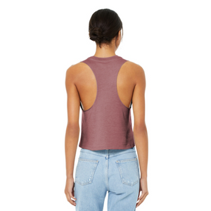 Bella + Canvas Women's Racerback Cropped Tank Top