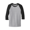 Gildan Heavy Cotton Three-Quarter Raglan T-Shirt - Sport Grey/ Blk