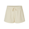 Independent Trading Co. - Women’s Lightweight California Wave Wash Fleece Shorts - Bone