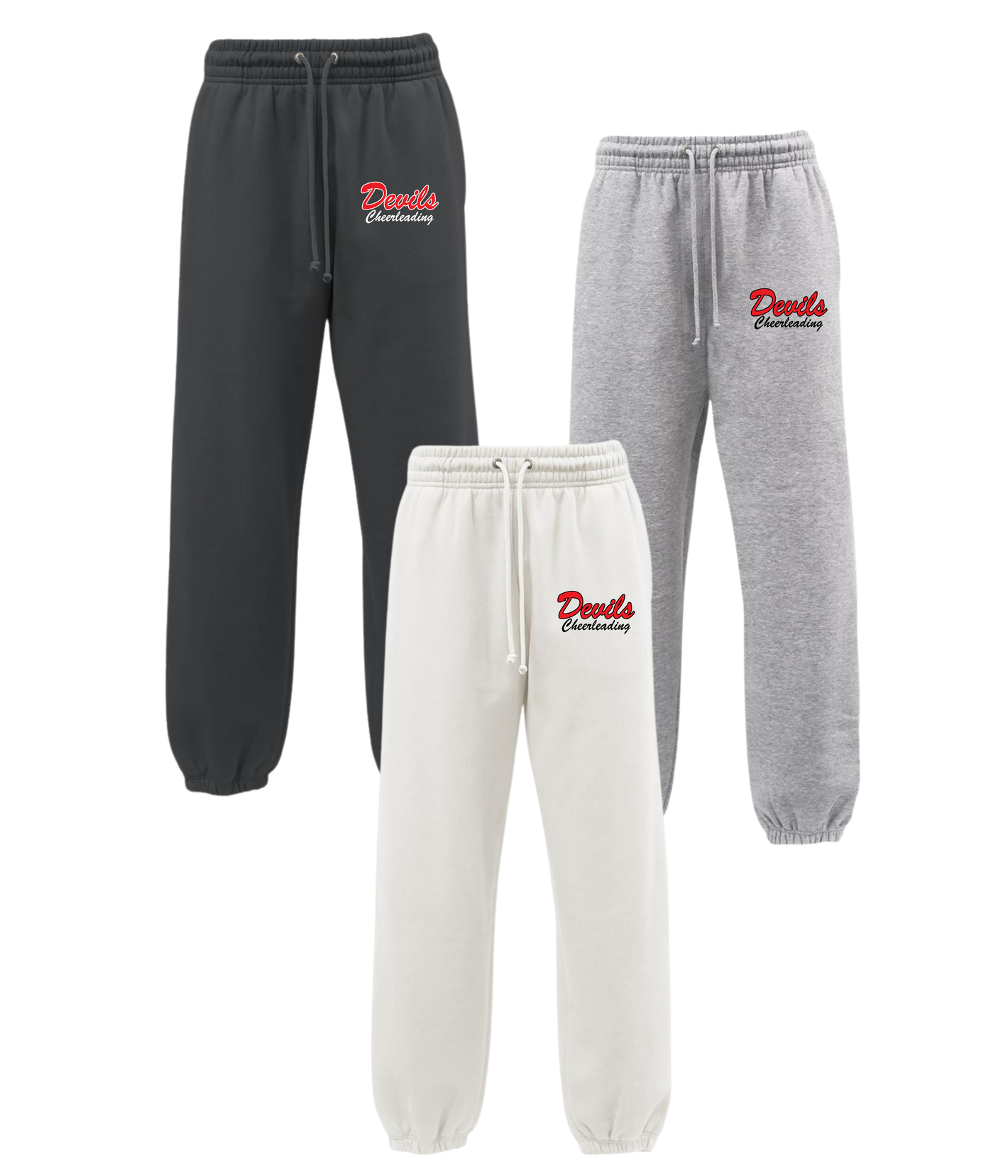 Devils Cheer - Womens Pennant Fleece Sweatpants