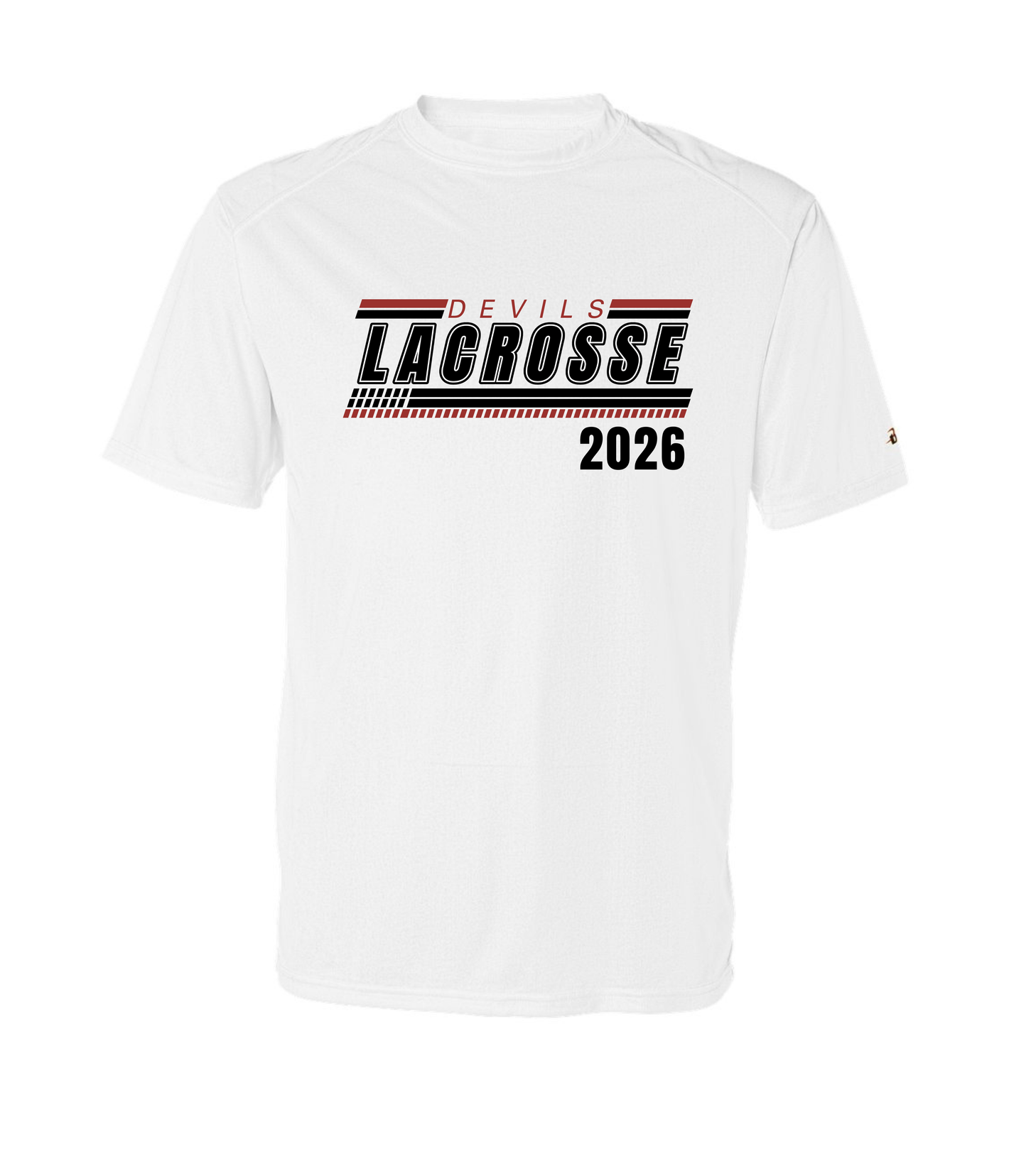 Devils Lacrosse - Badger B-Core Short Sleeve Performance Shooter Shirt