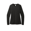 District® Women’s Perfect Blend® CVC Long Sleeve Tee - Black