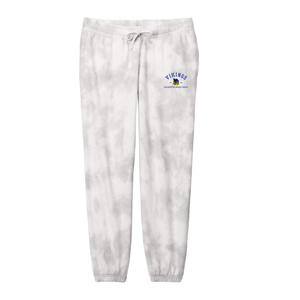 Varsity Vikings Women's Beach Wash Cloud Tie-Dye VSweatpants