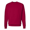 Hanes 8 oz., 50/50 EcoSmart Fleece Crewneck Sweatshirt - Deep Red