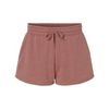 Independent Trading Co. - Women’s Lightweight California Wave Wash Fleece Shorts - Dusty Rose