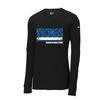 Vintage Vikings Adult Nike Dri-FIT Cotton/Poly Long Sleeve Tee - Black