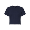 Next Level Apparel Women's Ideal Crop T-Shirt - Navy