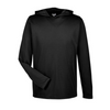 Team 365 Zone Performance T-Shirt Hoodie - Black