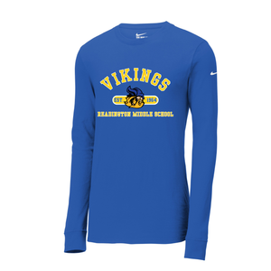 Varsity Vikings Adult Nike Dri-FIT Cotton/Poly Long Sleeve Tee