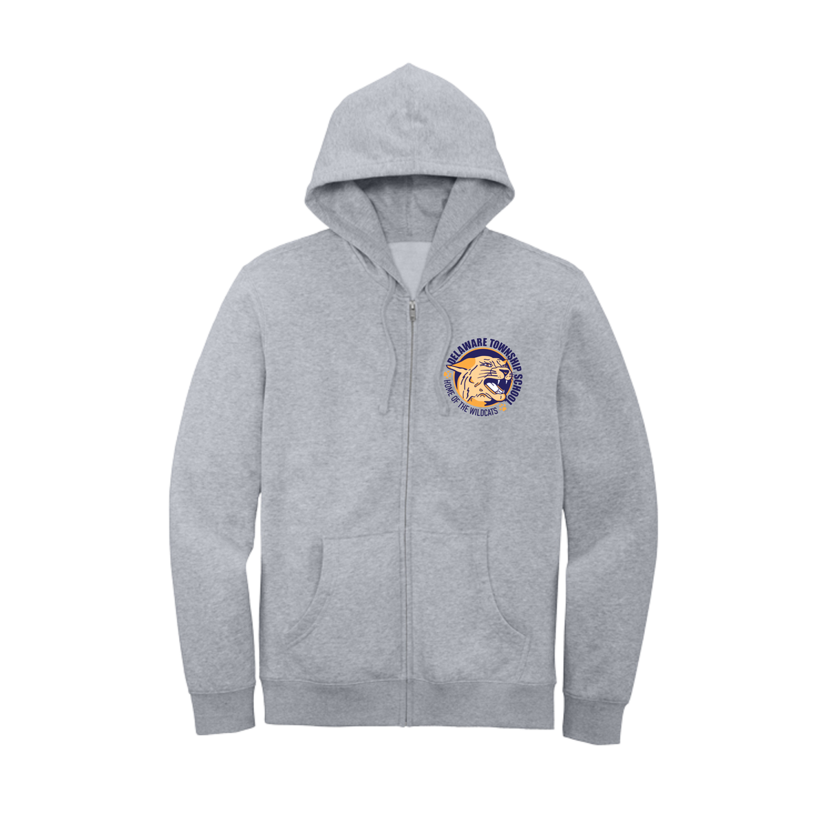 Delaware Township Wildcats Full-Zip Hooded Sweatshirt