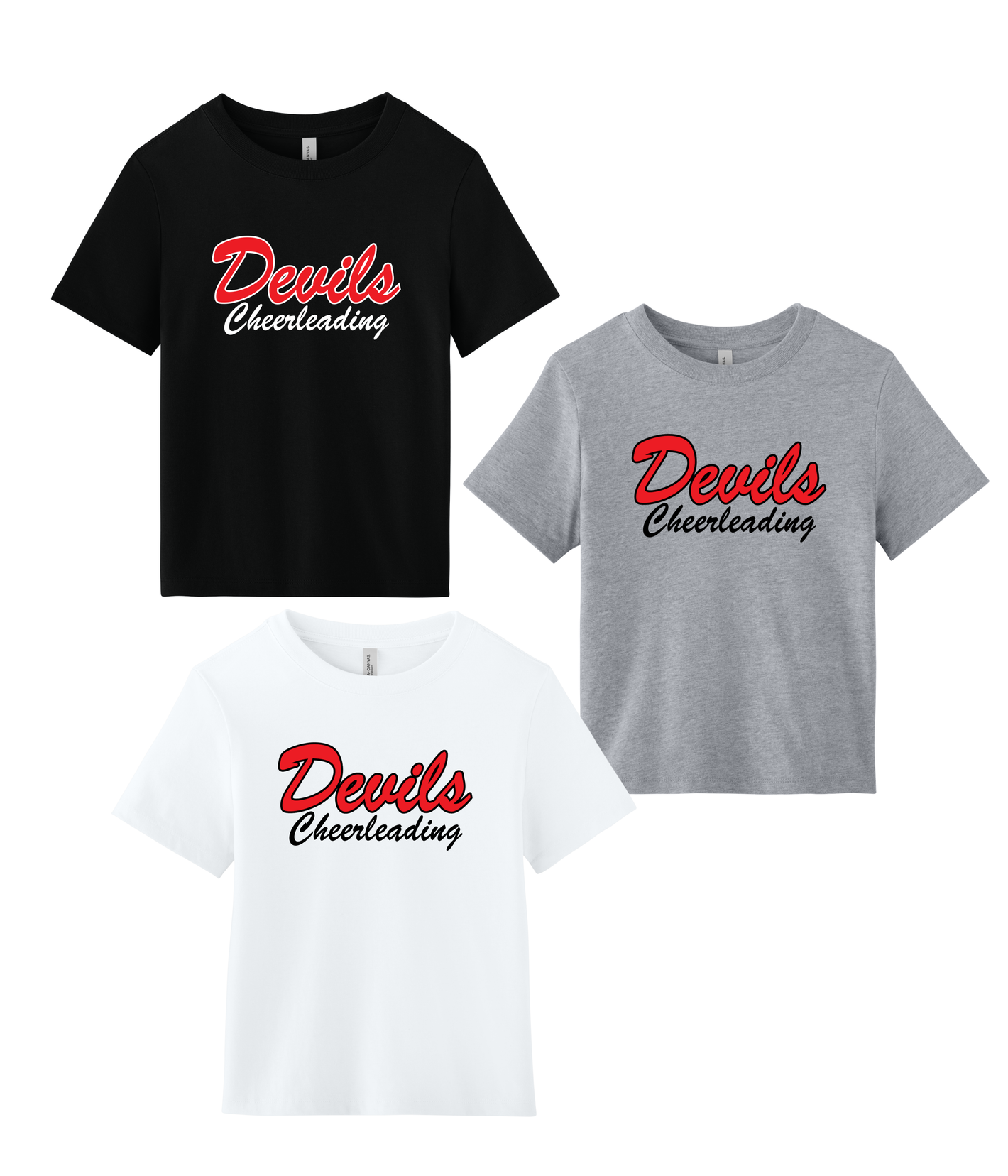 Devils Cheer - Womens Boxy Tee