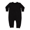 Rabbit Skins Infant Fleece One-Piece Bodysuit - Black