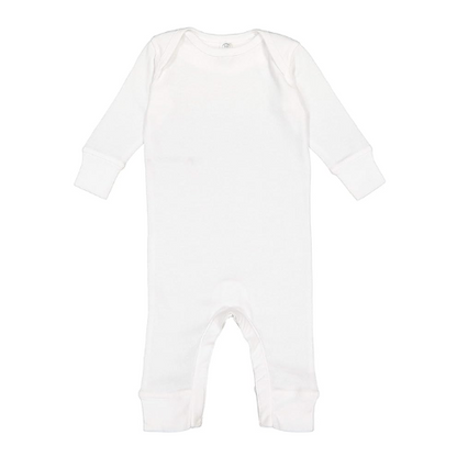 Rabbit Skins Infant Long Legged Baby Rib Bodysuit