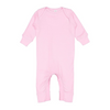 Rabbit Skins Infant Long Legged Baby Rib Bodysuit - Pink