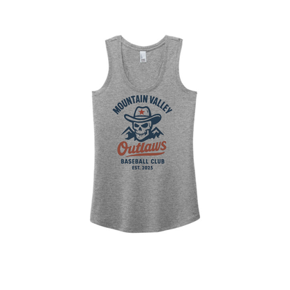MV Baseball Womens Triblend Racerback Tank