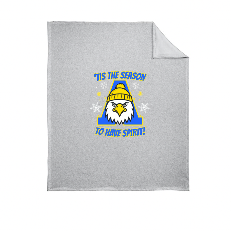 Adamsville Eagles Winter Fleece Sweatshirt Blanket