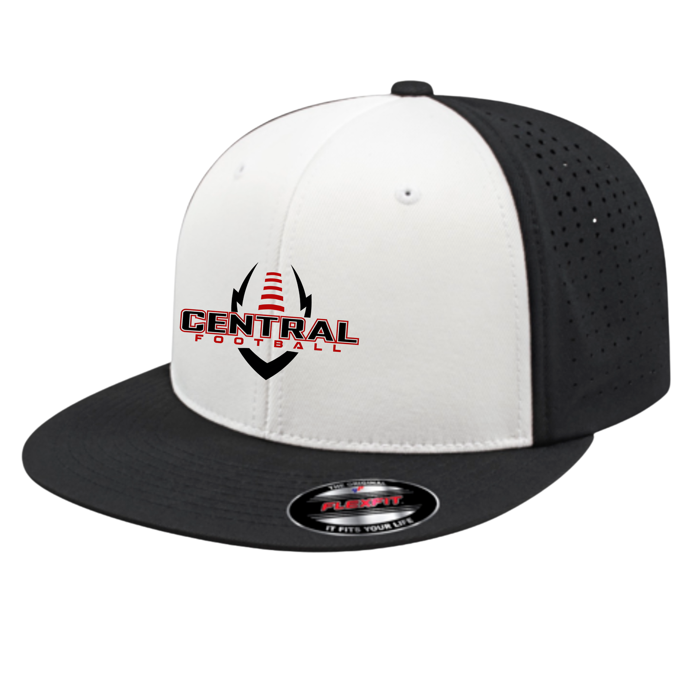 Central Football - 3D Embroidered Flexfit® Perforated Performance Cap