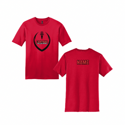 Central Girls Flag Football Tshirt