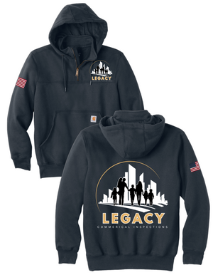Legacy Commercial Inspections - Carhartt ® Rain Defender ® Paxton Heavyweight Hooded Zip Mock Sweatshirt