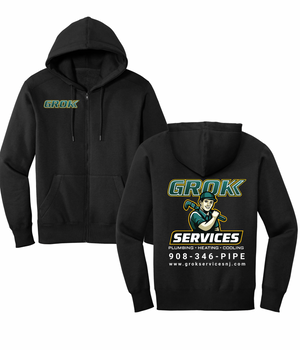 GROK - District® Perfect Weight® Fleece  Full Zip Hoodie