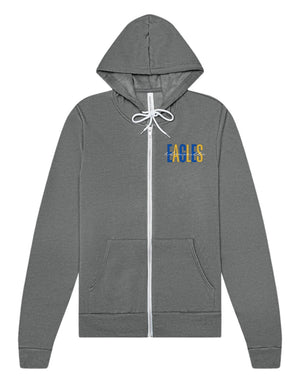 Adamsville Gray Zip Hoodie