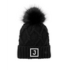 Juniper Square_New Era® Faux Fur Pom Beanie - Black