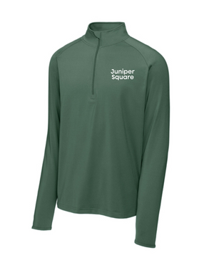 (NEW) Juniper Square_Sport-Tek® Sport-Wick® Stretch 1/4-Zip Pullover_ Embroidered