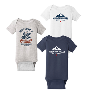 MV Baseball Baby Onesie