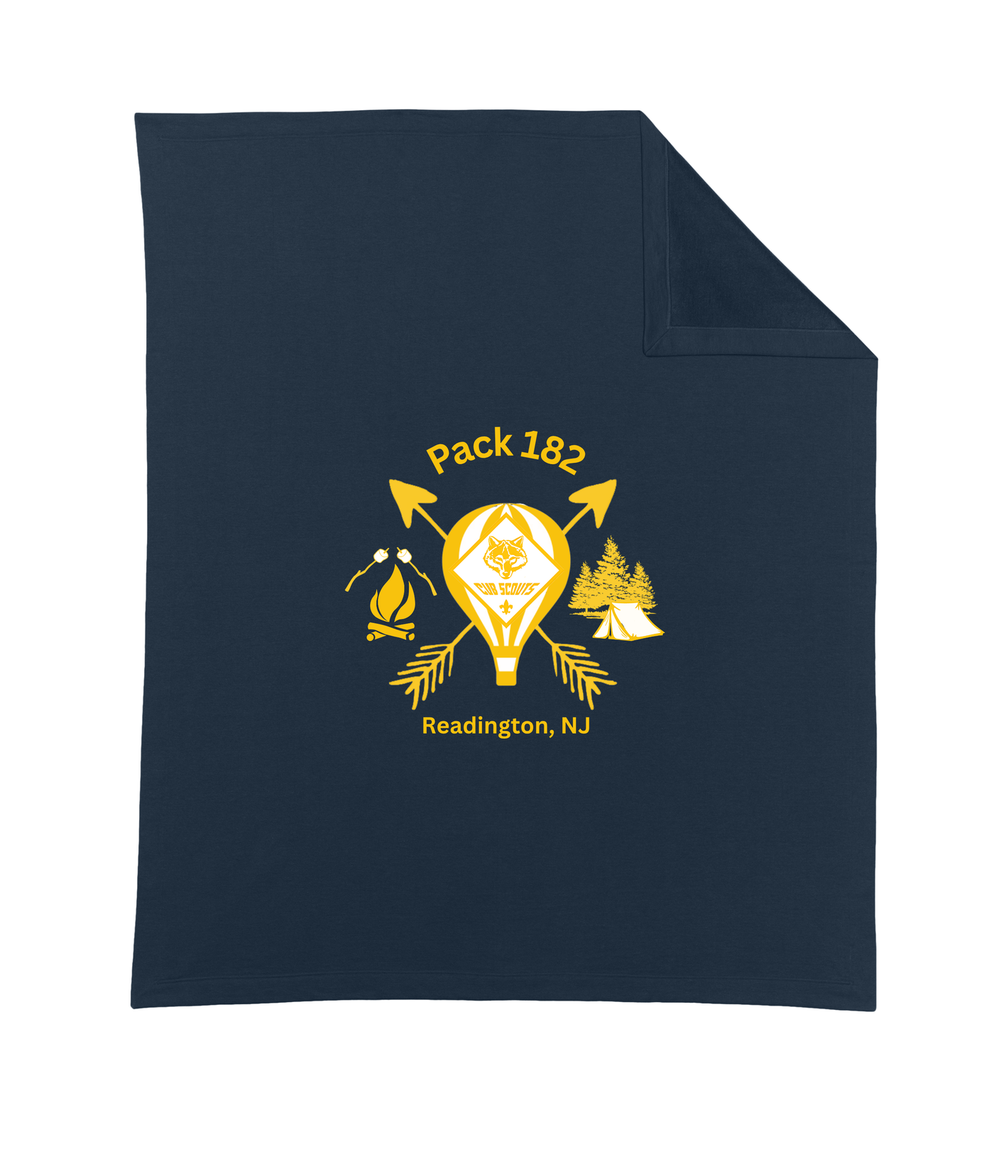Pack 182 Sweatshirt Blanket