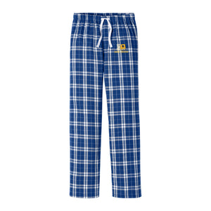District Flannel Plaid Pant - Deep Royal