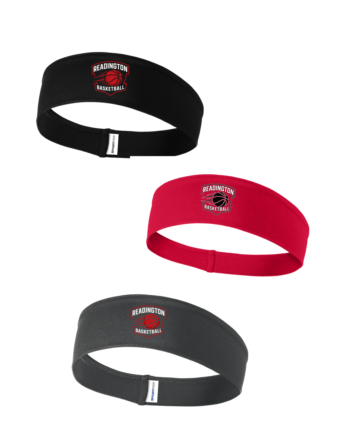 Readington Basketball - Sport-Tek® PosiCharge® Competitor™ Headband - 3 Pack