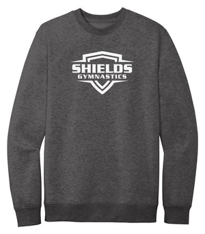 District V.I.T. Fleece Crew - Heathered Charcoal