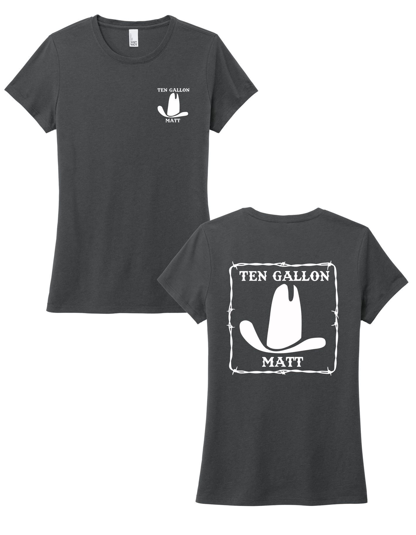 Ten Gallon Matt T Shirt - Women's